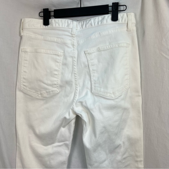 Ramy Brook Helena flare high-rise white jeans. - Picture 11 of 12